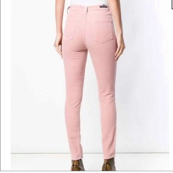 Citizens Of Humanity High Rise Corduroy Slim Ankle Jeans in Pink Mist Sz 25 - Picture 3 of 15